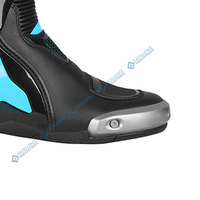 Botas de Motocicleta Impermeables y Cómodas con Almohadilla para Cambio de Marchas y Suela de Agarre Fuerte para Conducir en Invierno