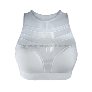 สปอร์ตบรารับแรงกระแทกน้ำหนักเบาสำหรับผู้หญิง, สปอร์ตบราสายรัดด้านหน้าตัดปานกลางด้านหลังออกกำลังกายยิมชุดออกกำลังกายระบายอากาศได้ไซส์ใหญ่พิเศษ - Product Image 2