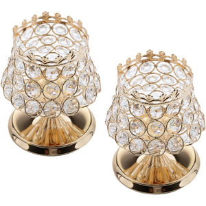 Candelabro de Cristal y Metal Hecho a Mano, Tamaño Grande, Calidad Superior, Vajilla de Lujo, Elegante Portavelas para Decoración del Hogar y Bodas - Product Image 5