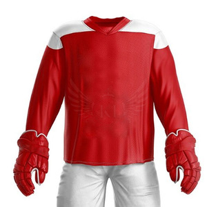 2024 uniformes de hockey sur glace personnalisés de style le plus récent 100% uniforme de hockey sur glace pour hommes en tissu de polyester - Product Image 5