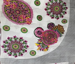 Tissu imprimé floral Mandala coloré pour vêtements Matériau en coton respirant doux pour chemises robes jupes et décoration de la maison - Product Image 2