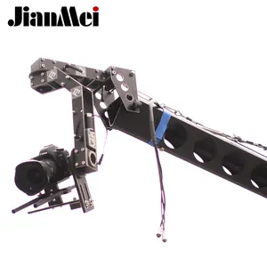 Jianmei 맞춤형 8 미터 단일 삼각형 지브 전자 원격 2 축 팬 틸트 헤드 지미 지브