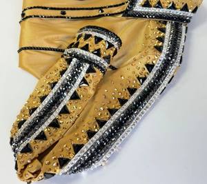 Chemises Western faites à la main Cowgirl Western Show Vestes Stretch Taffetas Tissu Dissimuler Zipper Show Shirt pour vêtements équestres - Product Image 3