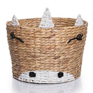 Panier en jacinthe d'eau, différents modèles, adorables paniers de rangement pour enfants, armoire, chambre - Product Image 1