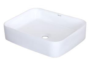 อ่างล้างมือห้องน้ำโต๊ะเครื่องแป้งกว้างพร้อมพื้นที่ก๊อกน้ำคู่และขอบเรียบสำหรับการใช้งาน - Product Image 2