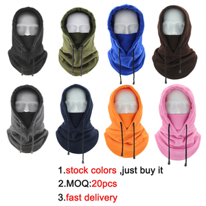 Balaclava en polaire promotionnelle coupe-vent douce de couleur unie pour le cyclisme, balaclava pour garder au chaud en hiver - Product Image 4