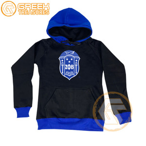 Sudadera con capucha bordada de lana de algodón Zeta Phi Beta personalizada, suéter de alta calidad de la Hermandad de mujeres, ropa griega, sudaderas con capucha más finas - Product Image 5