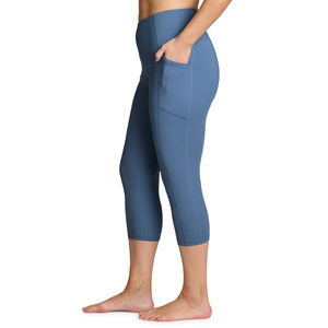 100% algodón de cintura alta Control de barriga mallas de ejercicio transpirables Fitness Buttery tela suave logotipo personalizado Leggings con bolsillos - Product Image 5