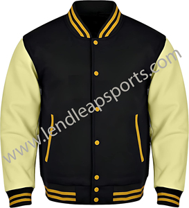 Alta calidad personalizado invierno Vintage Escuela Universidad hombres OEM Varisty chaquetas lana Letterman Crop Varsity chaqueta para hombres - Product Image 4