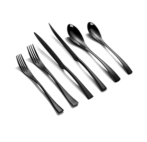 Cuchara de postre de 3 piezas de acero con espejo sostenible, cubiertos, cuchillos, cucharas, tenedores, fabricación personalizada, precio más bajo - Product Image 6