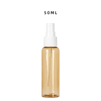 Flacon vaporisateur transparent PET sérigraphié 2OZ vide pour parfum, 60ml 50ml, flacon stérile avec liquide désinfectant pour les mains