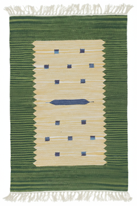 Tapis en coton tissé à la main, fantaisie, en peluche, avec revers réversible, lavable en machine, motif moderne, pour la maison, les voyages et l'exercice - Product Image 3