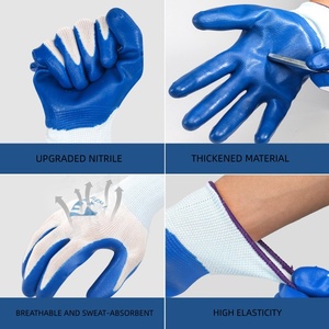<span class=keywords><strong>Guantes</strong></span> de nailon resistentes al desgaste antideslizantes <span class=keywords><strong>guantes</strong></span> de nitrilo <span class=keywords><strong>guantes</strong></span> de protección laboral para trabajar - Product Image 2