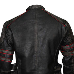 Veste en cuir Hommes Manteau Femmes Faux Gothique Moto Pu Manteaux Survêtement À Capuche Manteau À Fermeture Éclair Vestes En Cuir - Product Image 6