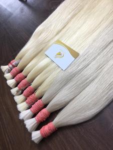 Cabello Remy Rubio sedoso 100% cabello humano #60 Venta De fábrica MOQ 100g envío gratis para pedidos de 100kg - Product Image 6