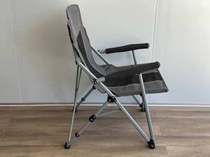 Chaise de jardin pliable légère en acier inoxydable moderne avec logo personnalisé, facile à transporter pour une utilisation en extérieur dans les parcs et sur les plages, pour le camping - Product Image 3