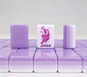 Jeu de <span class=keywords><strong>Mahjong</strong></span> en Acrylique Bleu de Haute Qualité, Portable et Pliable, Style Moderne, pour le Divertissement à Domicile (<span class=keywords><strong>Mahjong</strong></span> Américain) - Product Image 2