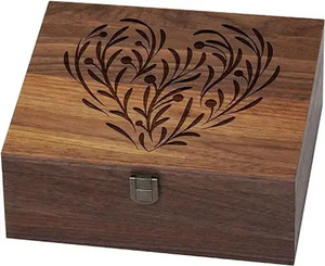 CAJA TALLADA TRADICIONAL MINI CAJA TALLADA A MANO DE MADERA ARTÍCULO - Product Image 1