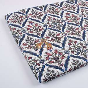 Tela Suave Estampada a Mano de la India por Metro, 100% Algodón Puro, Tela Voile para Confección de Vestidos, Costura y Manualidades - Product Image 2