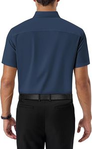 Camisas de Vestir Formales de Manga Larga para Hombre, Color Sólido, Logotipo Personalizado, Lisas, 100% Algodón, Ecológicas, de Secado Rápido y Transpirables - Product Image 2