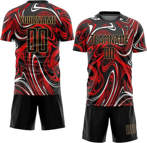 Custom Soccer Club Uniform Popular Soccer T-<b>shirts</b> Football <b>Shits</b> Football Uniform Set Soccer Jersey Set Football Uniform - Product Image 1