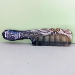 Peine de cuerno de búfalo hecho a mano para peine de cuerno de pelo extensión de cabello Color cuerno Natural completo para cabello con la mejor calidad en Vietnam - Product Image 5