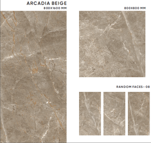 กระเบื้องเคลือบสีเทา Amarone ขนาด800X1600มม. กระเบื้อง ncraze แบบทันสมัยกันน้ำได้กระเบื้องปูพื้นโลหะเคลือบพื้นพื้นพอร์ซเลนเงาสูง - Product Image 5