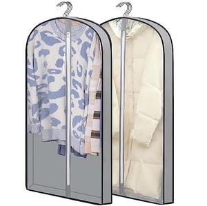 Funda para ropa Bolsa para traje con cremallera Personalizada Moda personalizada Viaje Polvo Traje de algodón Funda para vestido de novia - Product Image 5