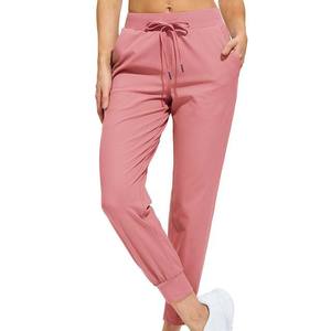 Pantalones Deportivos de Invierno para Mujer, Diseño Moderno, Ecológicos, Ligeros, de Secado Rápido, Transpirables, con Logotipo Personalizado, Cierre con Cordón, Estilo Plano - Product Image 1