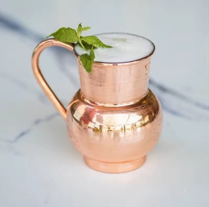 Taza de cobre hecha a mano de Moscú de buena calidad para Bar y Club, uso de cocina en casa, taza de cobre para beber a precios de mayorista - Product Image 6