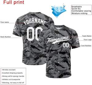 Uniformes de béisbol personalizados de alta calidad Sólido 100% Poliéster Sublimado Jerseys Nombre Número Logo Gary Black Architecture - Product Image 3