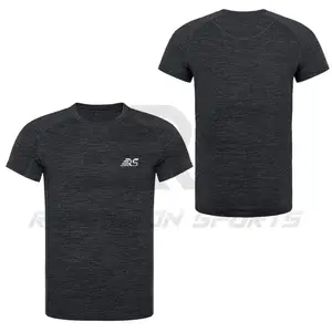 เสื้อยืดคอกลมสำหรับผู้ชายเสื้อยืดสีพื้นไซส์ใหญ่สำหรับผู้ใหญ่ - Product Image 1