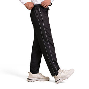Pantalones de hombre de nuevo diseño, pantalones transpirables con cordón antiarrugas para hombre, pantalones de nailon impermeables de talla grande teñidos lisos - Product Image 3