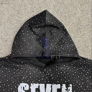 Sweat à capuche zippé pour hommes de Style professionnel Qualité supérieure 100% coton Fabriqué en usine Puff Imprimé Prix pas cher Le plus demandé - Product Image 3