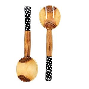 Cubiertos de madera clásicos con acabado de tuerca de pared, utensilios de cocina para restaurantes de lujo, mesa decorativa para Cocina - Product Image 3