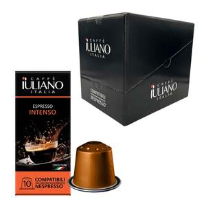 Capsule di Caffè Espresso Intenso Iuliano, Confezione da 10, Compatibili con Macchine Nespresso, in Alluminio - Product Image 2