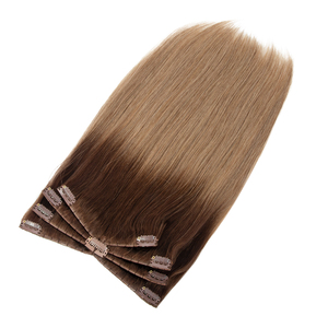 Новый дизайн, 8 шт., невидимая заколка для наращивания волос, для удаления кутикулы, натуральные 100% человеческие двойные заколки для наращивания волос - Product Image 5