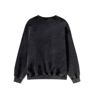 Lavage à l'acide hommes Streetwear Fitness vêtements de sport vêtements de mode sérigraphié sweats à capuche hommes sweats surdimensionné pull vintage - Product Image 1