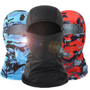 Masque facial de sport respirant de haute qualité pour l'extérieur, à visage intégral, tendance, OEM, logo personnalisé, impression par sublimation camouflage à un trou - Product Image 6