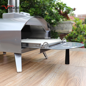 Buen Precio <span class=keywords><strong>de</strong></span> acero inoxidable 13 pulgadas Mini <span class=keywords><strong>Pizza</strong></span> Maker horno al aire libre <span class=keywords><strong>de</strong></span> <span class=keywords><strong>leña</strong></span> para pistas con rectángulo <span class=keywords><strong>Pizza</strong></span> horno <span class=keywords><strong>Pan</strong></span> - Product Image 5