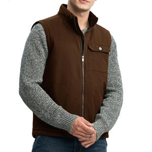 Chaleco de Lona Personalizado Más Vendido para Hombre, Ropa Exterior de Alta Calidad, Transpirable, Talla Grande, Color Personalizado - Product Image 5