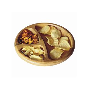 Wood Plate Round Shape Folk Art Style Wooden Shield <b>Plaque</b> With Engraving Shinny Polished 3 Design - Product Image 1