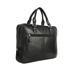 Черные кожаные портфели премиум-класса и сумки для ноутбуков по заводской цене