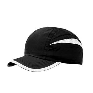 Casquette de course à 7 panneaux JX Custom, sport, réfléchissante, 100% polyester, séchage rapide, dos fermé, cinq panneaux, casquette de baseball, casquette de camp - Product Image 6