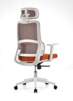 Prix d'usine Chaises de bureau ergonomiques avec dossier haut tournant Guest Manager Chaise de bureau ergonomique pivotante en maille pour direction