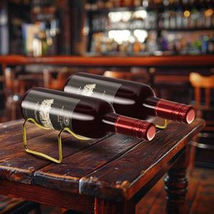 Casier à vin géométrique moderne avec revêtement en poudre Finition Porte-bouteille de vin Support de casier à vin Outils de barre en métal de l'Inde - Product Image 3