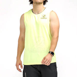 Servicio OEM, Camiseta sin Mangas Casual para Hombre, 100% Algodón, Último Diseño, Tejido de Punto Oversize, Transpirable, Ecológico, de Secado Rápido - Product Image 1