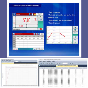 プロフェッショナル60L卓上試験チャンバー、高低温試験チャンバー、精密な温度測定のための304ステンレス鋼内装 - Product Image 4