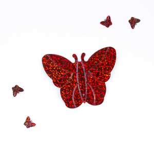 Sequin forme spéciale trous à deux côtés couleur holographique, Selanusa - Product Image 1