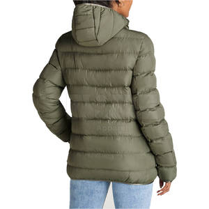 Custom Color Women's Puffer <b>Jacket</b> Fashion Windproof and Breathable Knitted Clothing - Product Image 4